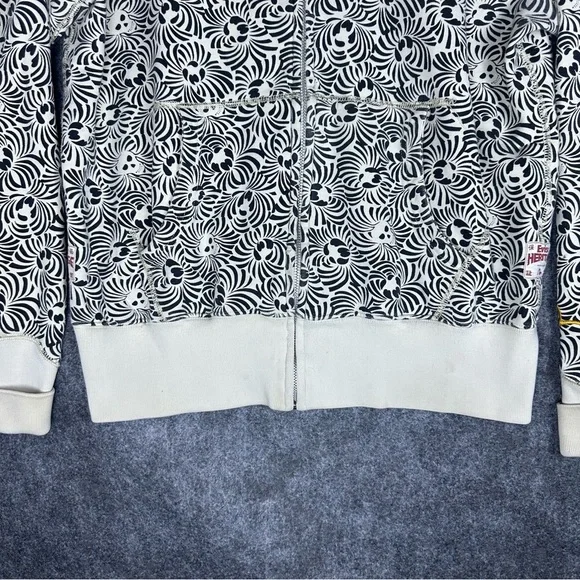 RARE Evisu Y2K 90’s Skulls Skeletons Zip Up Skater Hoodie Men’s Size 2XL